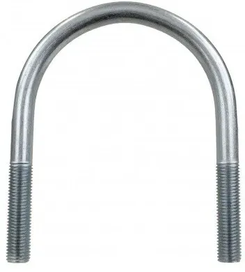 Скоба U-образная оцинкованная (D 33-42*H76) 1 1/4 M8 ZN W1